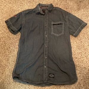 Tranquility Mayhem Slim fit button up men’s shirt